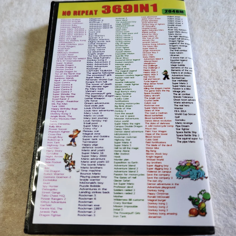 Pokémon Compilation Game Cartridge